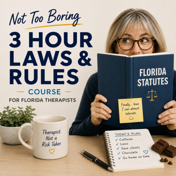 Not Too Boring 3 Hour Laws and Rules of the Board Review (3 CEUs)